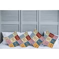 thumbnail image 6 of Ambesonne Saying Throw Pillow Cover 4 Pack, Positive Vibes Theme Words, 20", Yellow and Pink, 6 of 6