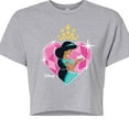 thumbnail image 3 of Disney Princess - Jasmine Heart - Junior's Cropped Tee, 3 of 5