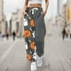 thumbnail image 1 of WILLBEST Pantalones Casuales para Mujer, Cómodos Pantalones Deportivos con Estampado de Halloween, Cintura Elástica Suave para Uso Diario. Grande, 1 of 4
