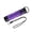 Purple color, variant on 1. Tail USB Rechargeable LED Flashlight, Aluminum Hat Clip Light for Camping Tents & Outdoor Emergencies