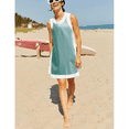 thumbnail image 4 of Women's 2 Piece Sets Casual Color Block Crewneck Sleeveless Pullover Tops Matching Shorts with Pockets, 4 of 7
