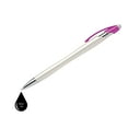 thumbnail image 3 of Custom Pens with Stylus - The Pearl - Personalized Metallic Printed Name Pens with Black Ink - Imprinted with Logo or Message - Great Gift Ideas - FREE PERSONALIZATION 12 pack (Silver), 3 of 4