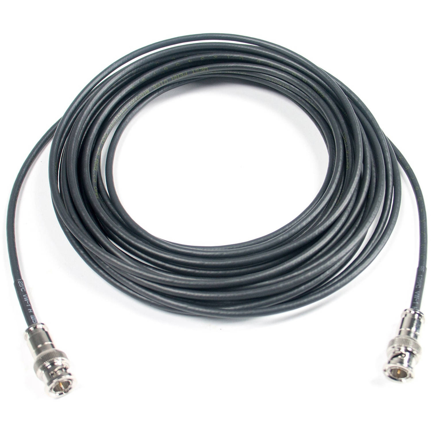 Elite Core Miniature Coaxial Cable, Compression BNC Connectors