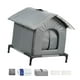 thumbnail image 5 of Caseta para gatos de verano con soporte elevado multifuncional para gatos callejeros y refrescantes. L, 5 of 9