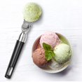 thumbnail image 5 of UneCuillère à Glace Avec éjecteur, Cuillere a Glace En Acier Inoxydable Poli, De Boules De Glace Pour Crème Glacée, Falafels, Riz, Ice Cream Scoop, 20x4,8 cm, 5 of 5