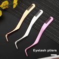 thumbnail image 3 of Stainless Steel Eyelash Applicator Tool Control Anti-rust Easy to Clean Multifunctional False Eyelash Clip, 3 of 8