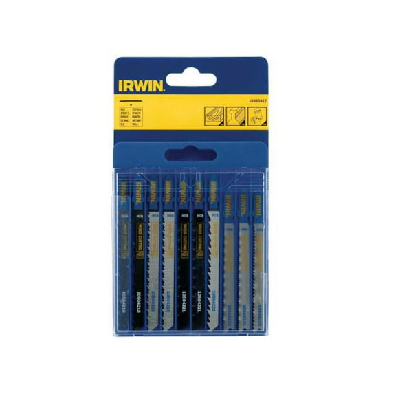 IRWIN - Jigsaw Blade Set Assorted 10 Piece Set