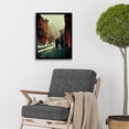 thumbnail image 2 of New York Cityscape Moody Snow Winter Art Print Framed Poster Wall Decor 12x16 inch, 2 of 5