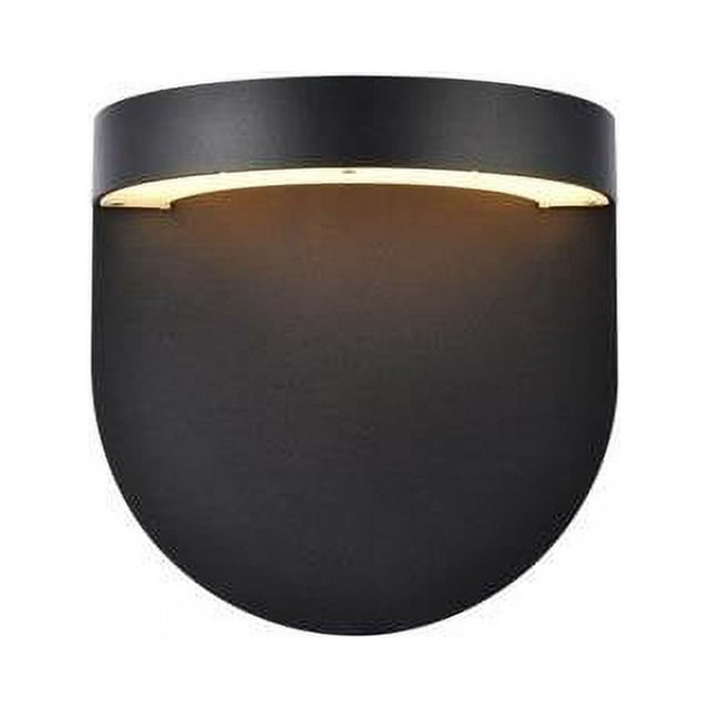 Living District Raine Applique Murale LED Moderne Intégrée Noire 300 Lumens