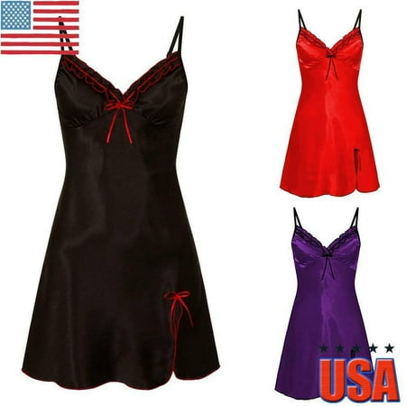 

Womens Sexy Lace Lingerie Underwear Nightwear Robe Babydoll Sleepwear Nightdress