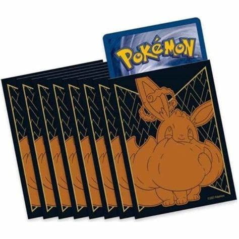Fundas para cartas Pokémon Eevee Gigamax Vmax Shining Fates x65
