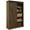 Brown, variant on Martin Furniture Avondale 8-Shelf Wood Bookcase with Sliding Door in Gray