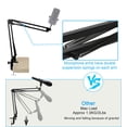 thumbnail image 2 of Soporte para micrófono SUNMON Wave 1 Boom Arm, 70 cm, ajustable, 2 of 7