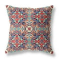 thumbnail image 1 of 16 Coussin d'Intérieur à Fermeture Éclair Bleu Orange, 1 of 3