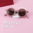 thumbnail image 2 of FEISEDY Cute Round Sunglasses for Kids Girls Boys Babies UV400 Protection Pecfect for Outdoor Activities or Gifts B2788, 2 of 15