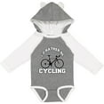 thumbnail image 3 of Inktastic I'd Rather Be Cycling Boys or Girls Long Sleeve Baby Bodysuit, 3 of 5