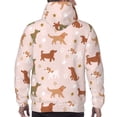 thumbnail image 7 of Fotbe Men's Hoodie with Star Cute Dog Pattern - Kangaroo Pocket Pullover Hooded Sweatshirt, Perfect for Daily Wear, Travel, and Home-X-Large, 7 of 7