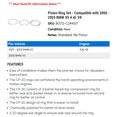 thumbnail image 2 of Piston Ring Set - Compatible with 2000 - 2003 BMW X5 4.4L V8 2001 2002, 2 of 2