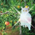 thumbnail image 5 of Ahuyentador de pájaros, repelente de palomas, forma de búho, reflectante luminoso, juego de 2, antipalomas con campana para pájaros Ormromra LHH-0703, 5 of 5