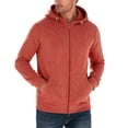 thumbnail image 3 of Zip Up Hoodie Men Fall Winter Long Sleeve Sherpa Lined Full Zipper Hooded Sweatshirt with Pockets Jacket Cardigan Outerwear, 3 of 9