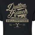 thumbnail image 3 of Yellowstone  - Dutton Ranch Wild Angry - Juniors Cropped Cotton Blend T-Shirt, 3 of 6