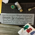 thumbnail image 3 of French Words of Love Cake Stencil Side by Designer Stencils, 3 of 4