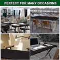 thumbnail image 5 of Mantel plegable para mesa de picnic, protector de mesa lavable, funda premium para mesa de patio, mantel rectangular (solo mantel para mesa de picnic)., 5 of 5