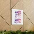 thumbnail image 6 of Scripture Walls Isaiah 41:10 Faith Bigger Than Your Fear Pink Bible Verse Canvas Christian Wall Art Ready to Hang Unframed, 6 of 18