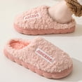 thumbnail image 2 of Slippers for Women Winter Memory Foam Soft Thick Sole Fashion Fuzzy Indoor Outdoor Bedroom House Shoes Pink 5.5, 2 of 7