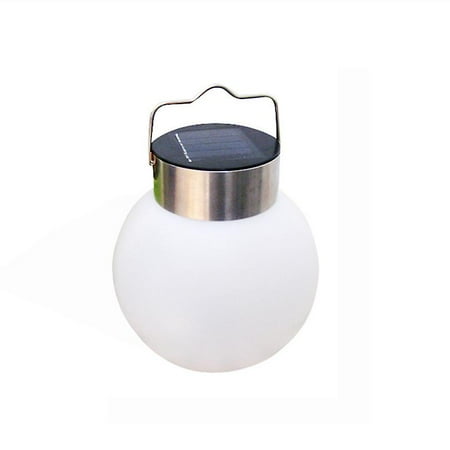 

Outdoor Solar Lights Garden Lights Waterproof Led Spherical Hanging Lamp Night Light Stainless Steel Garden Chandelier (white Light)