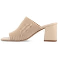 thumbnail image 3 of Journee Womens Lorenna Open Square Toe Block Heel Dress Sandals, Widths Available, 3 of 10