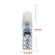 thumbnail image 5 of Bombilla LED para coche T5 2SMD 3014 3020, luz de instrumentos, luz de control central, luz de maquillaje, luz indicadora de astigmatismo 3D, 5 of 5