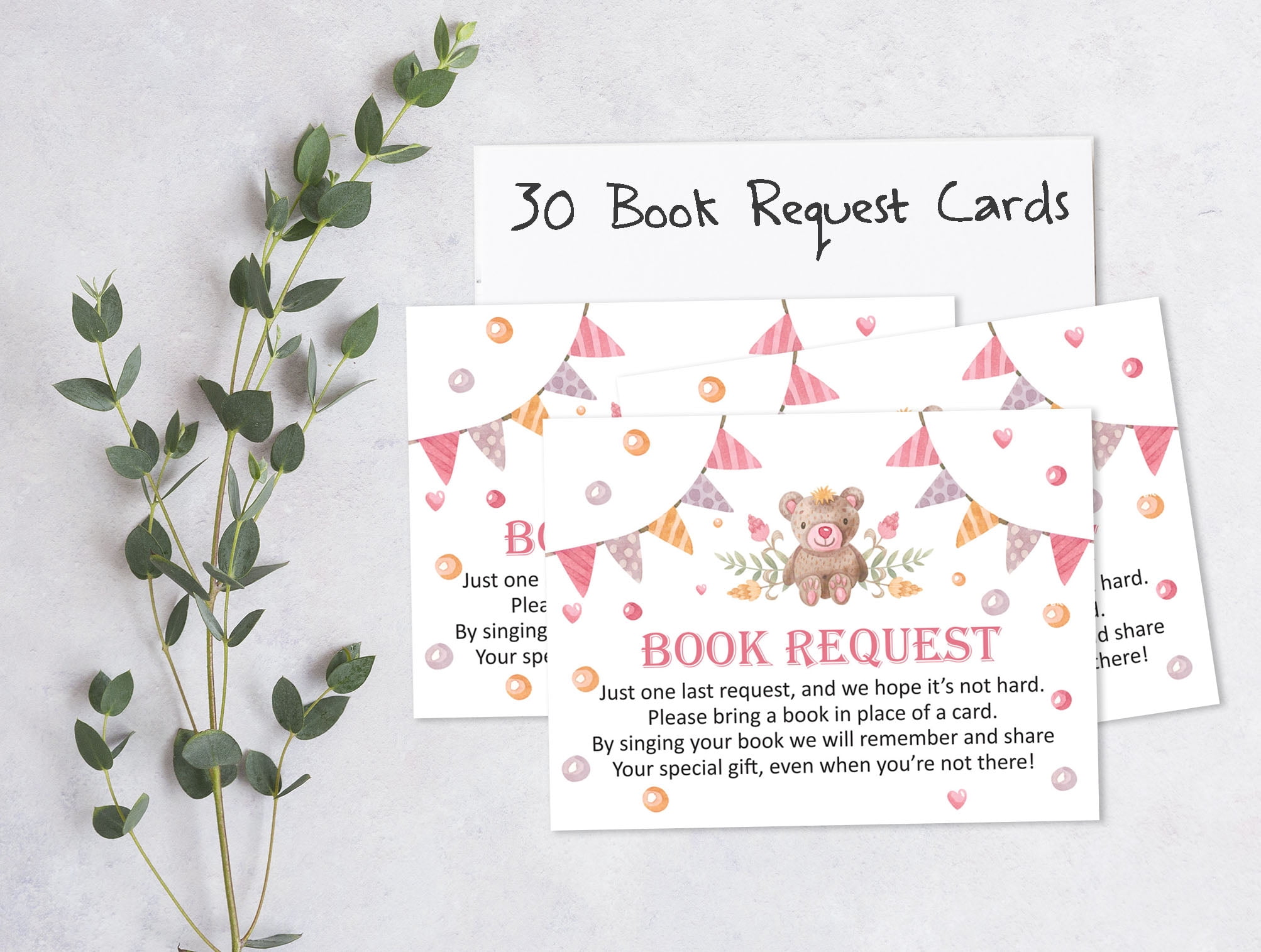 Inkdotpot Set Of 30Teddy Bear Baby Shower Invitations-Diaper Raffle Tickets And Baby Shower Book Request Cards Gender Neutral Invites Its A Boy Its A Girl