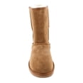 thumbnail image 2 of Minnetonka Olympia Women's Suede Leather Boot, Golden Tan, 5 Big Kid, 2 of 4