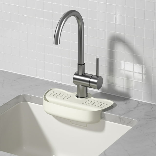 Faucet Against Spatter Rack Against Slip Countertop Mat Kitchen Rag Sponge Storage Rack