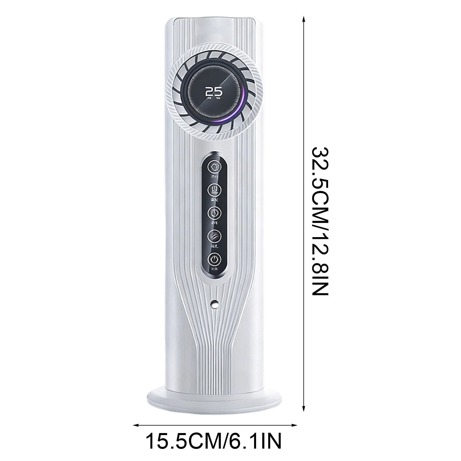 BUERCWS Mini AC Air Cooler - Hydro-Chill System Cools Hot Air Instantly, Lightweight & Compact for Dorm Room RV or Travel Use Anywhere