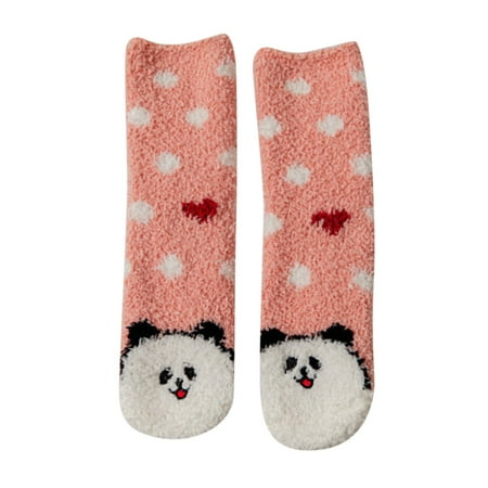 

Medcursor Women Big 1 Pair Of Women Casual Animal Print Cotton Pattern Lady Socks Tube Comfortable Socks