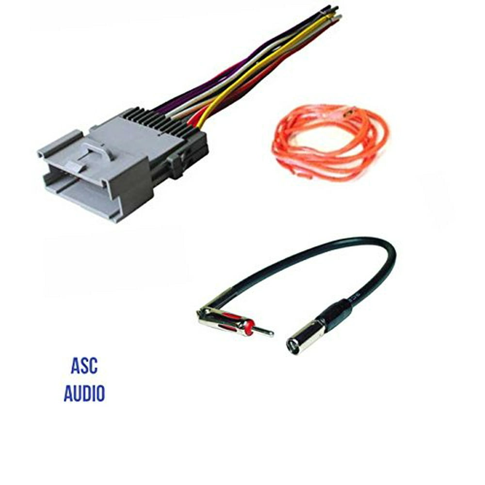 ASC Audio Car Stereo Wire Harness and Antenna Adapter for some Buick