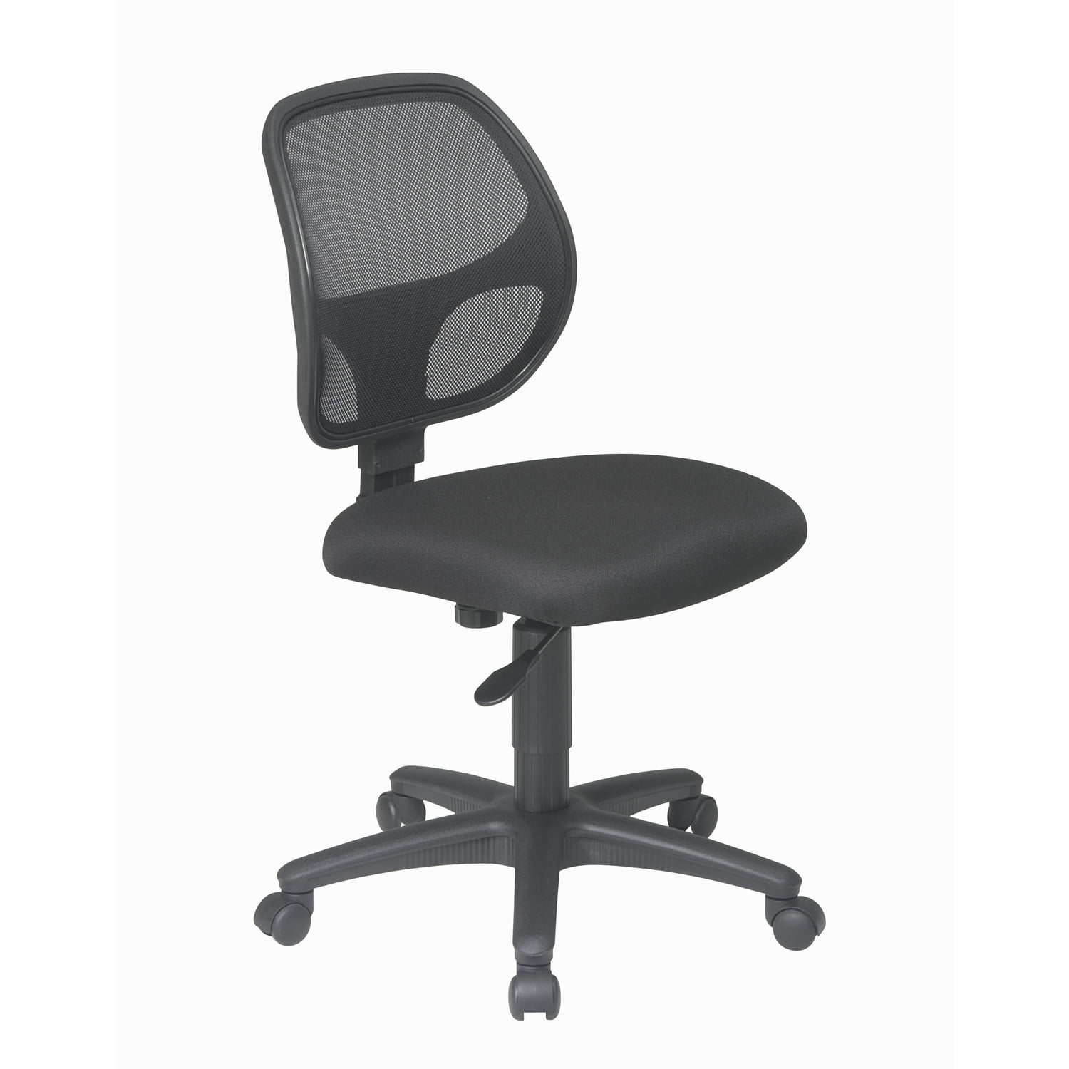 Office Star Products Mesh Screen Back Task Chair with Fabric Seat