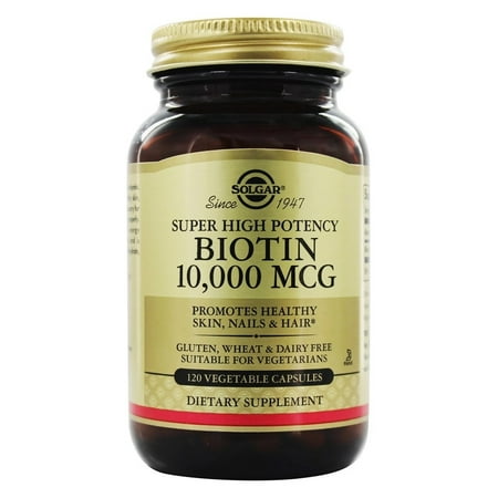 Solgar - Biotine Super High 10000 Potence mcg. - 120 Vegetarian Capsules