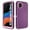 Purple, variant on Compatible with Samsung Galaxy XCover 6 Pro/X Cover Pro 2 Phone Case Hybrid Rugged Shockproof Hard Protective Drop Proof Full Body Heavy Duty Mobile Cell Cover for XCover6 6Pro 2022 Women Men Black