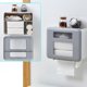 thumbnail image 5 of Dispensador de Toallas de Papel de Mano para Baño Cocina Soporte para Caja de Pañuelos de Pared Blanco, 5 of 5