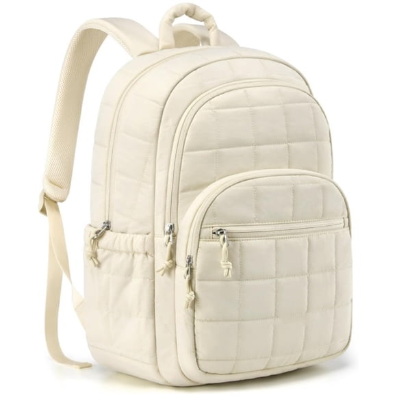 LINMOUA Backpack College Backpack Quilted Casual Daypack School Backpack for Teens Girls Women Students