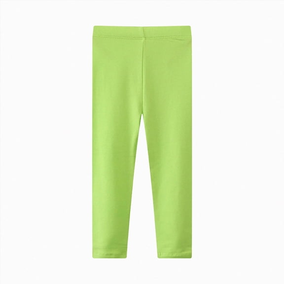 zuwimk Girls Athletic Leggings Crossover High Waisted Yoga Pants with Pockets Kids Dance Running Workout Tights(Light Green,C)