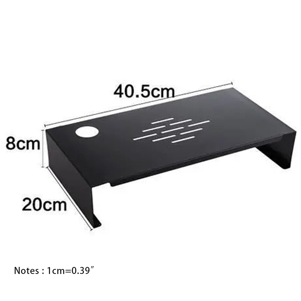 lanema Metal Monitor Stand, Riser, Computer, Universal, Desktop Stand, Stand Organizer for Home & Office