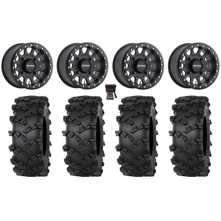Method 401 Bdlk 14 Wheels Bk 5+2 32 Outlaw M/T Tires Polaris RZR XP 1000 / PRO XP / Ranger XP 900/1000