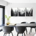 thumbnail image 6 of Wall Art for Living Room Black and White Wall Decor For Bedroom Bathroom Family Decoration Hang Pictures Kitchen Office Abstract Wall Painting Modern Framed Canvas Wall Art Prints 12x16 in, 6 of 6