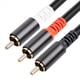 thumbnail image 2 of 2X Cable Adaptador y Subwoofer y Cable 1X una 2X RAC Cable de Audio 1 una 2 Amplificador de Potencia Cable de Audio, 5 Metros, 2 of 5