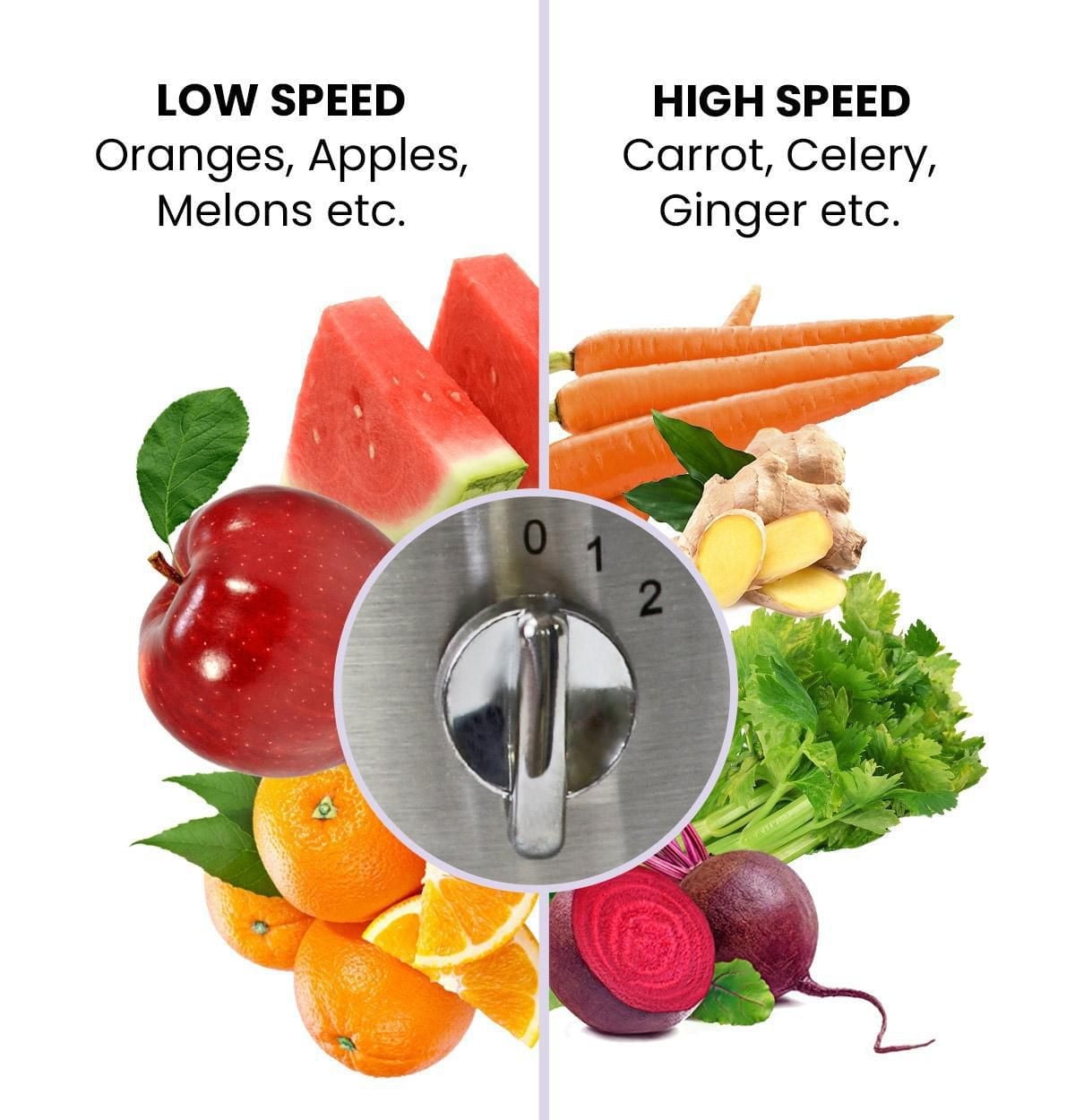 Total Chef Extracteur de Jus 700W Juicin' Power, Lame en Acier Chirurgical pour un Pressage Rapide et Efficace