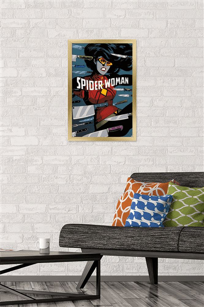 Marvel Comics - Spider Woman - Spider-Woman #6 Wall Poster, 14.725" x 22.375", Framed